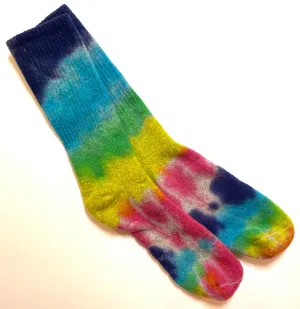 Tall Grey Crew Socks
