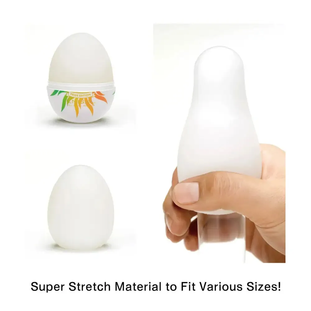 Tenga Silicone Stretchy Clear Egg Masturbator