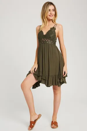 The Dillon Dress-Olive