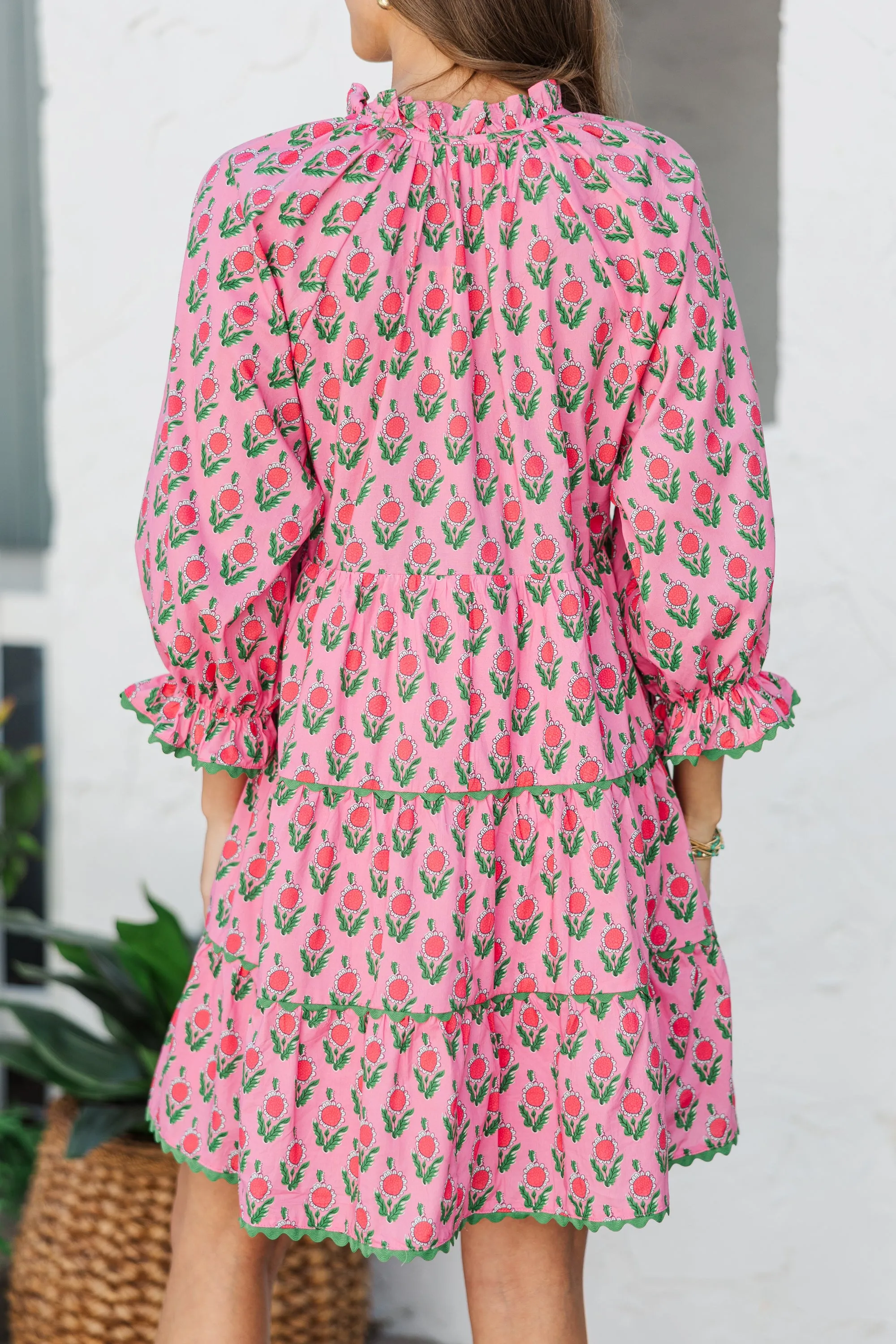 The Limits Pink Medallion Dress