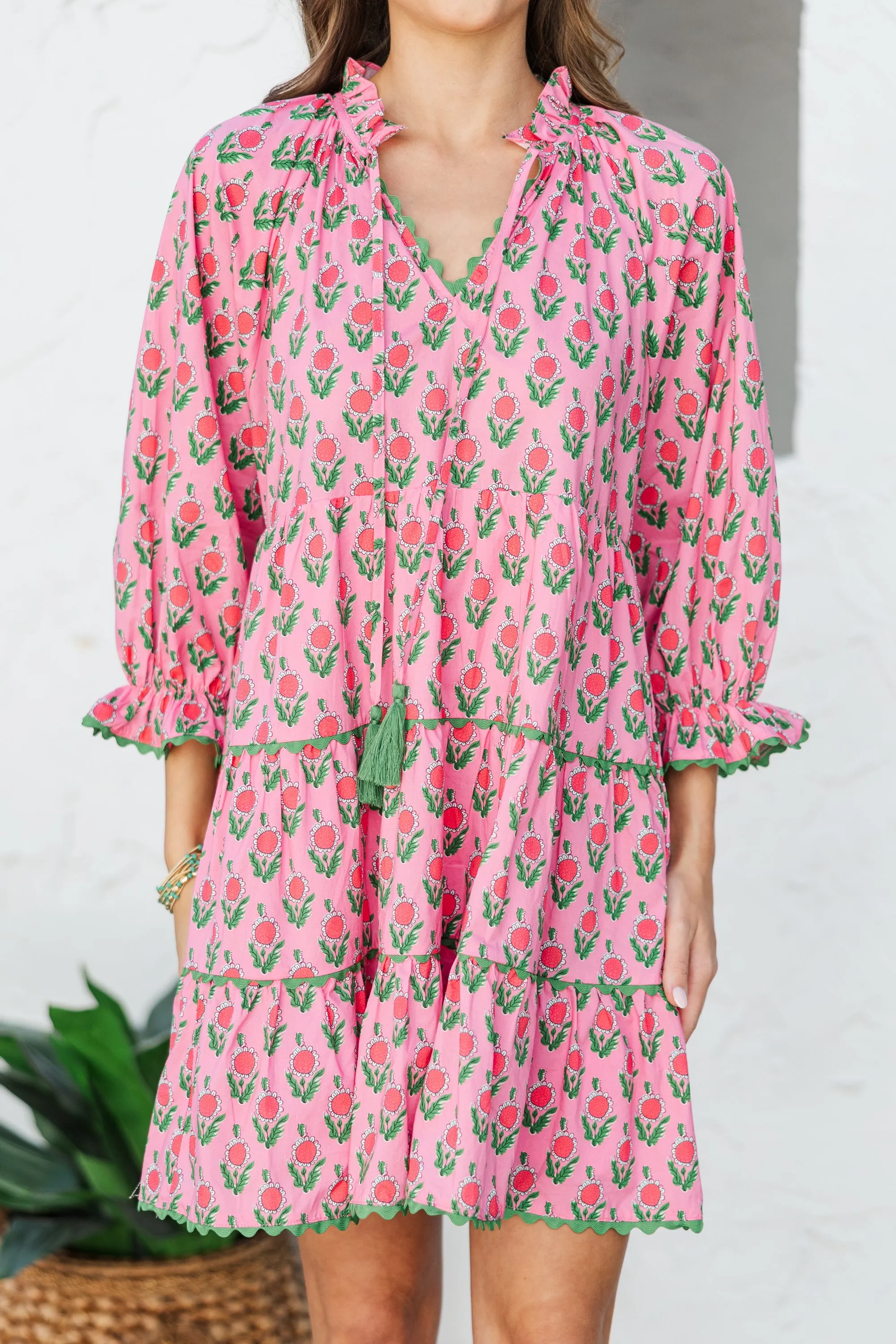 The Limits Pink Medallion Dress