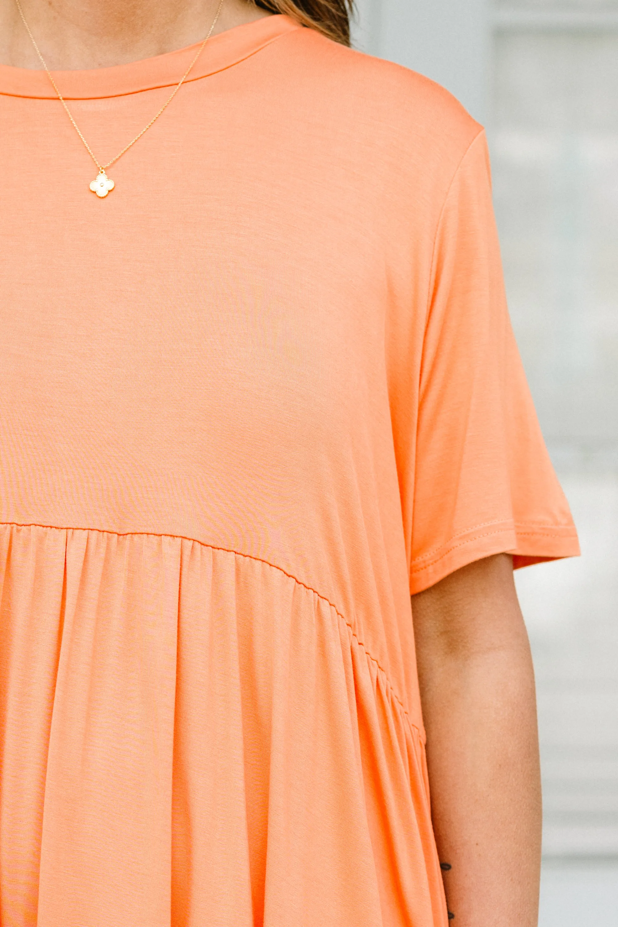 The Sawyer Dress, Peach