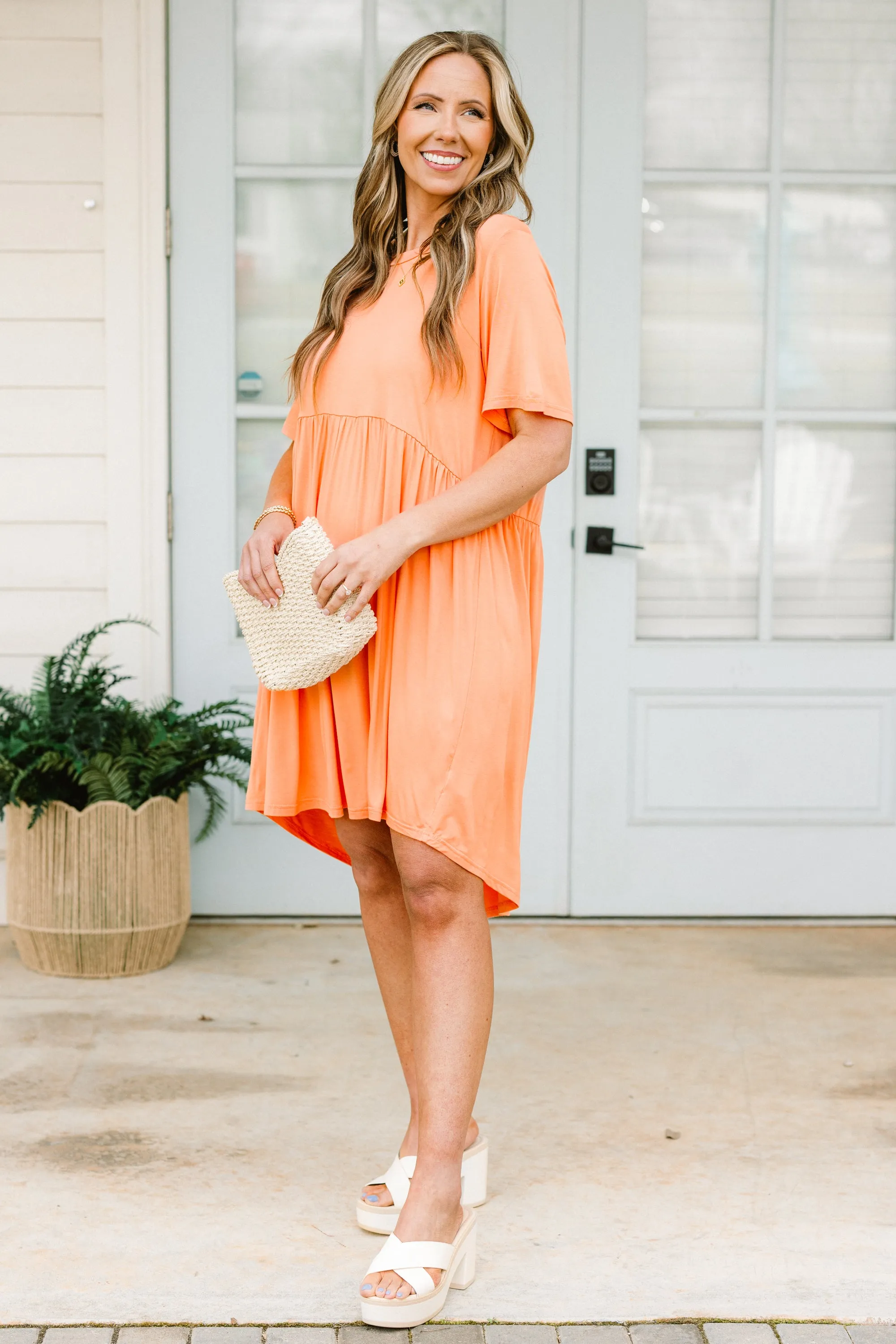 The Sawyer Dress, Peach