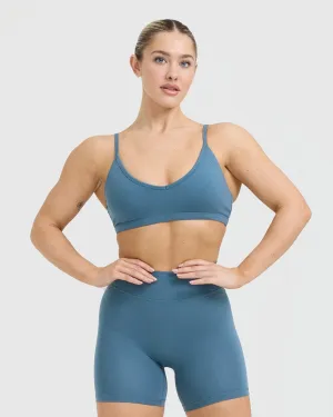 Timeless Strappy Bralette | Moonstone Blue