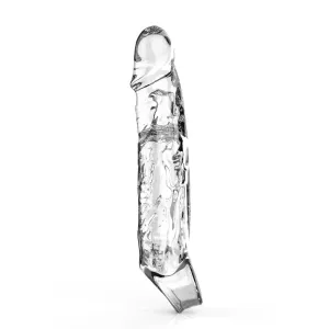 Toyjoy Rubber Clear Stretchy Large Penis Extension Sleeve