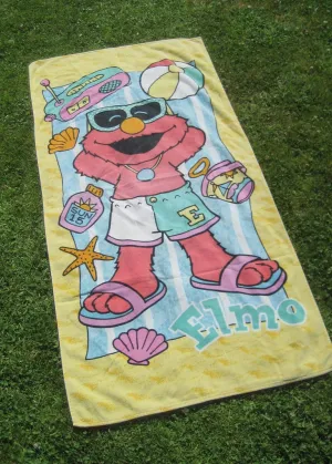 Vintage Elmo Beach Towel