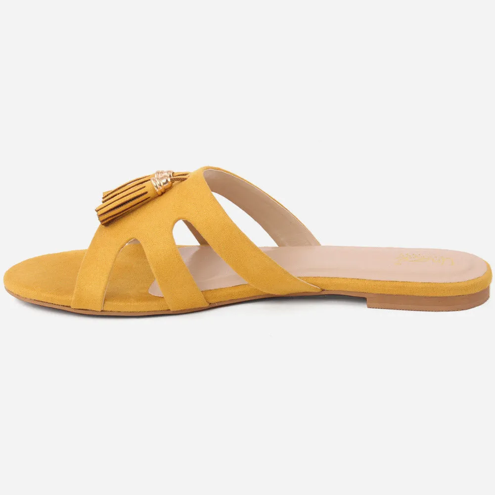 Women "VANNESA" Suede Slip On Slippers