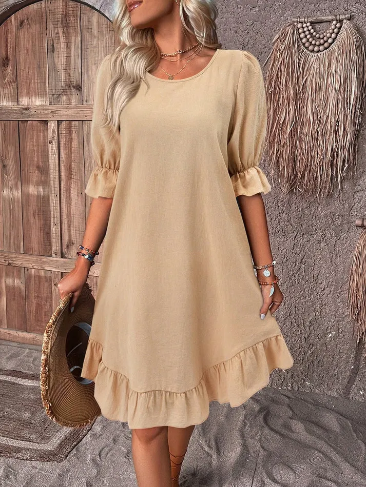 Women's Light Frilly Summer Dress
