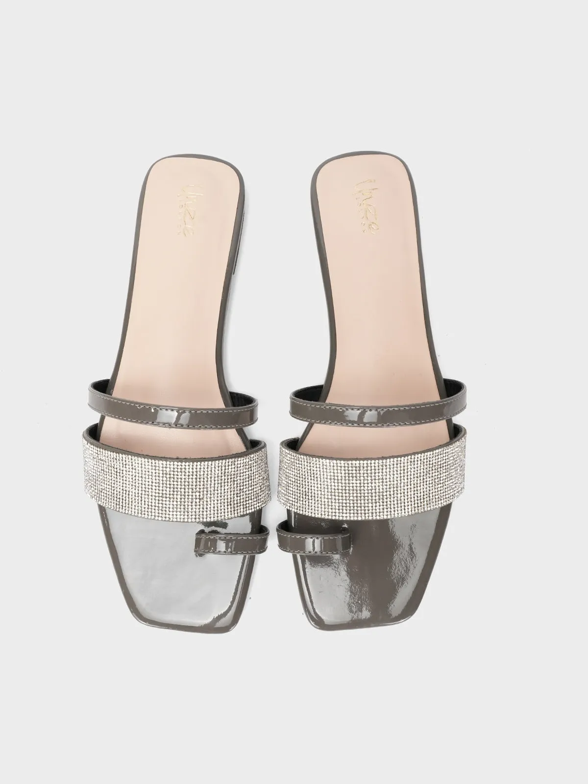 Women's "AKIKO" Crystals Stylish Slippers