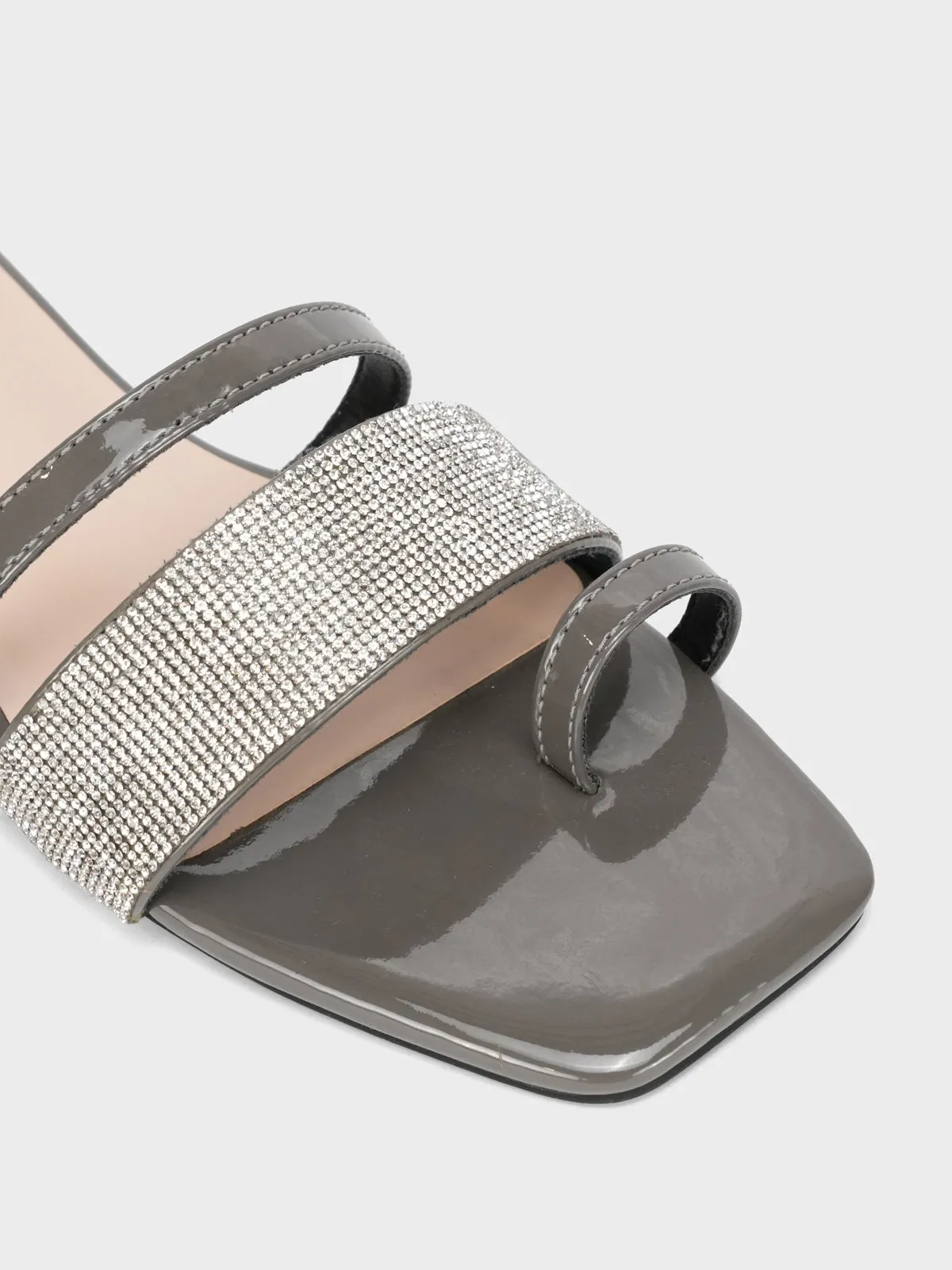 Women's "AKIKO" Crystals Stylish Slippers