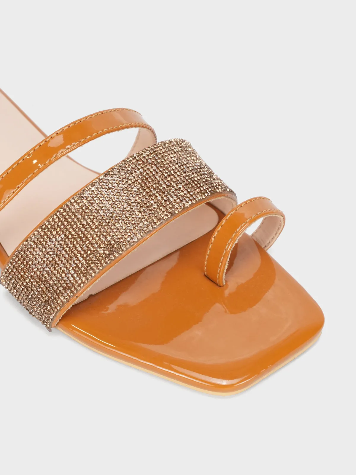 Women's "AKIKO" Crystals Stylish Slippers