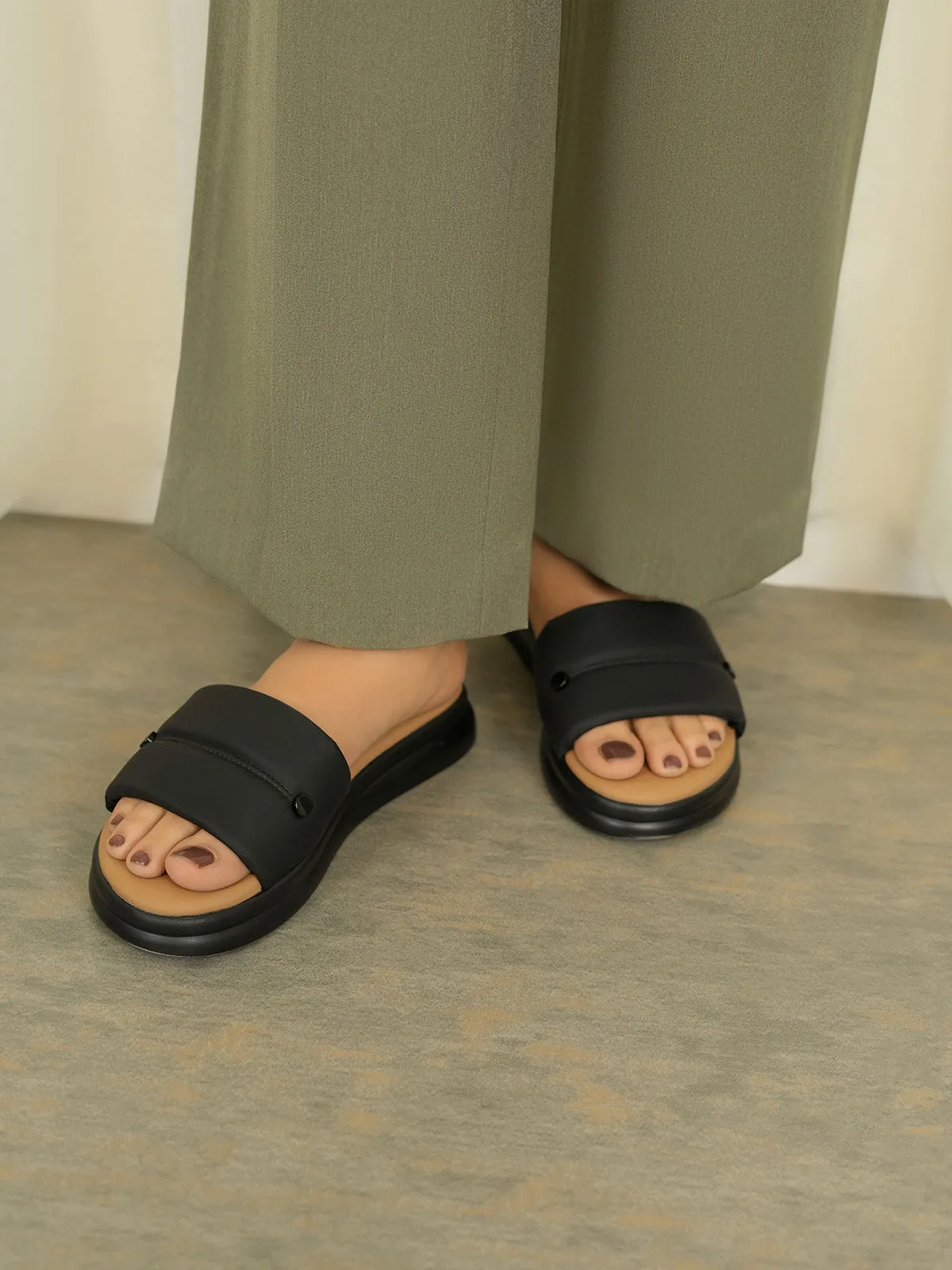 Womens "BARDOT" Super Soft Casual Slippers