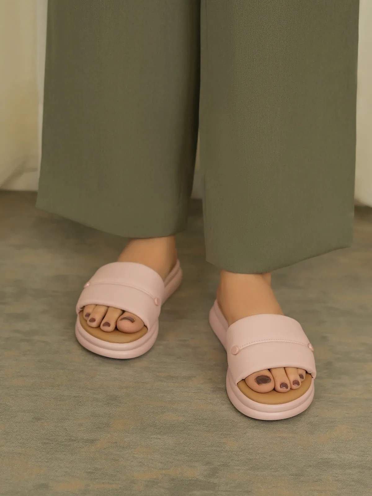 Womens "BARDOT" Super Soft Casual Slippers