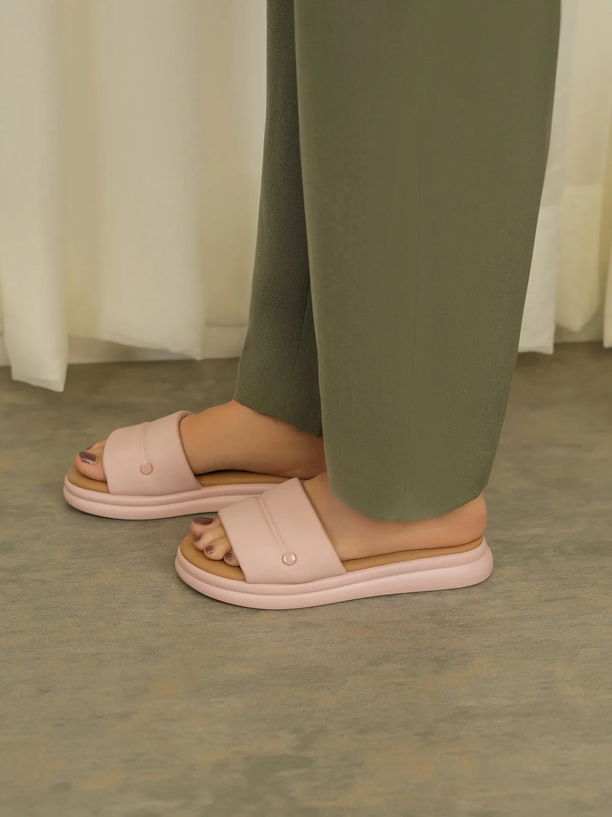 Womens "BARDOT" Super Soft Casual Slippers