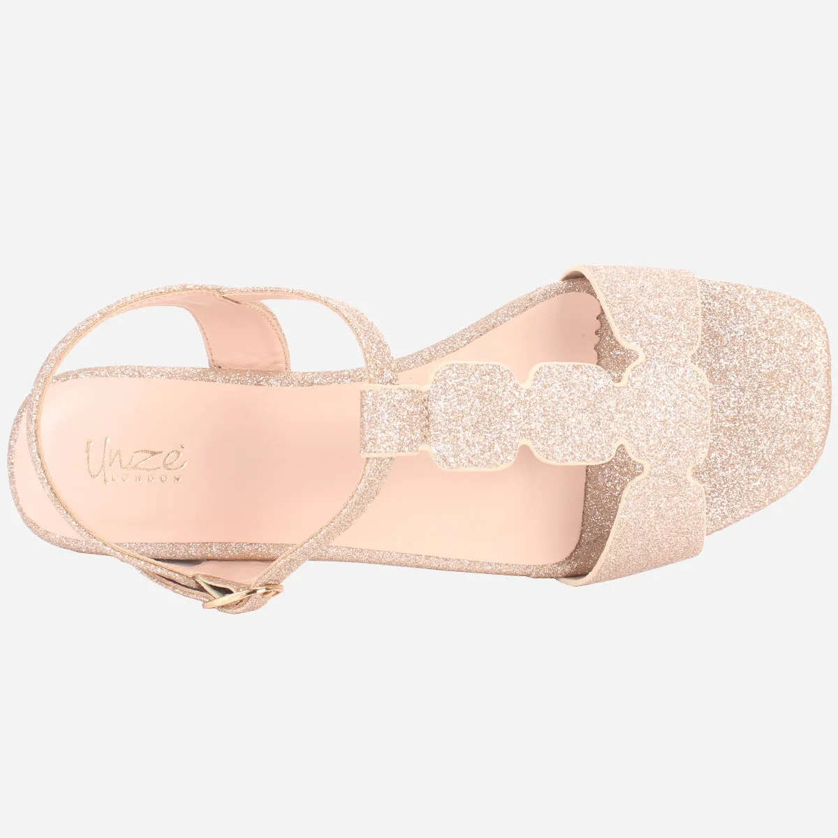 Womens "BENNU" Shimmery Summer Sandals