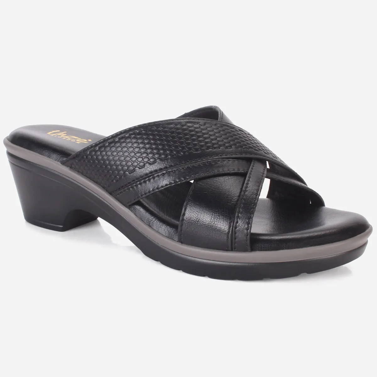 Womens "HERMINIA" Crisscross Strap Comfy Summer Slippers