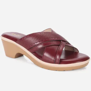 Womens "HERMINIA" Crisscross Strap Comfy Summer Slippers