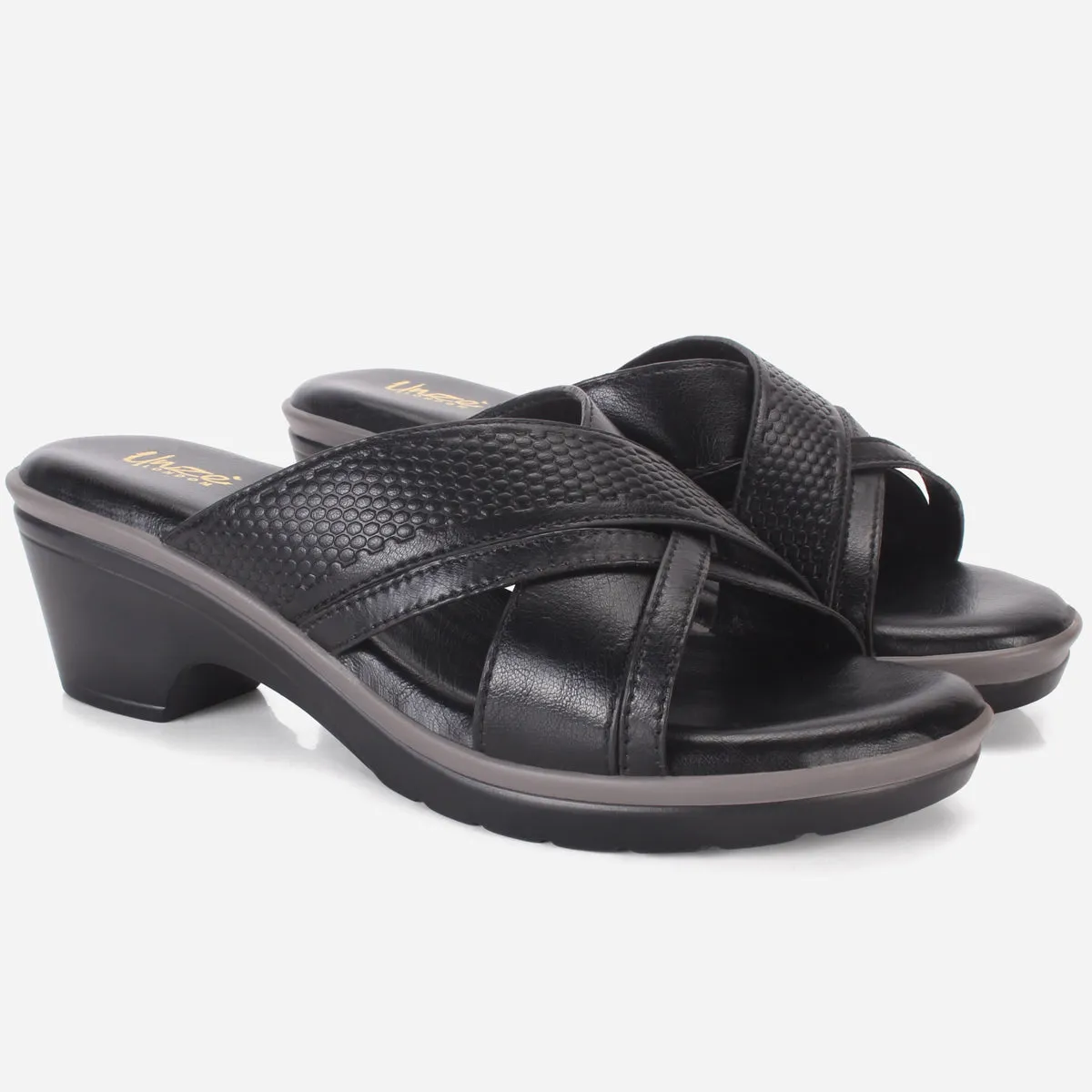 Womens "HERMINIA" Crisscross Strap Comfy Summer Slippers