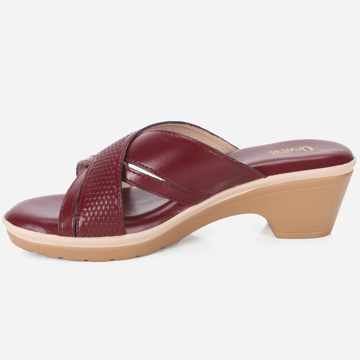 Womens "HERMINIA" Crisscross Strap Comfy Summer Slippers