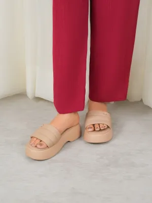 Womens "HINNAYE" Cushioned Comfy Slippers