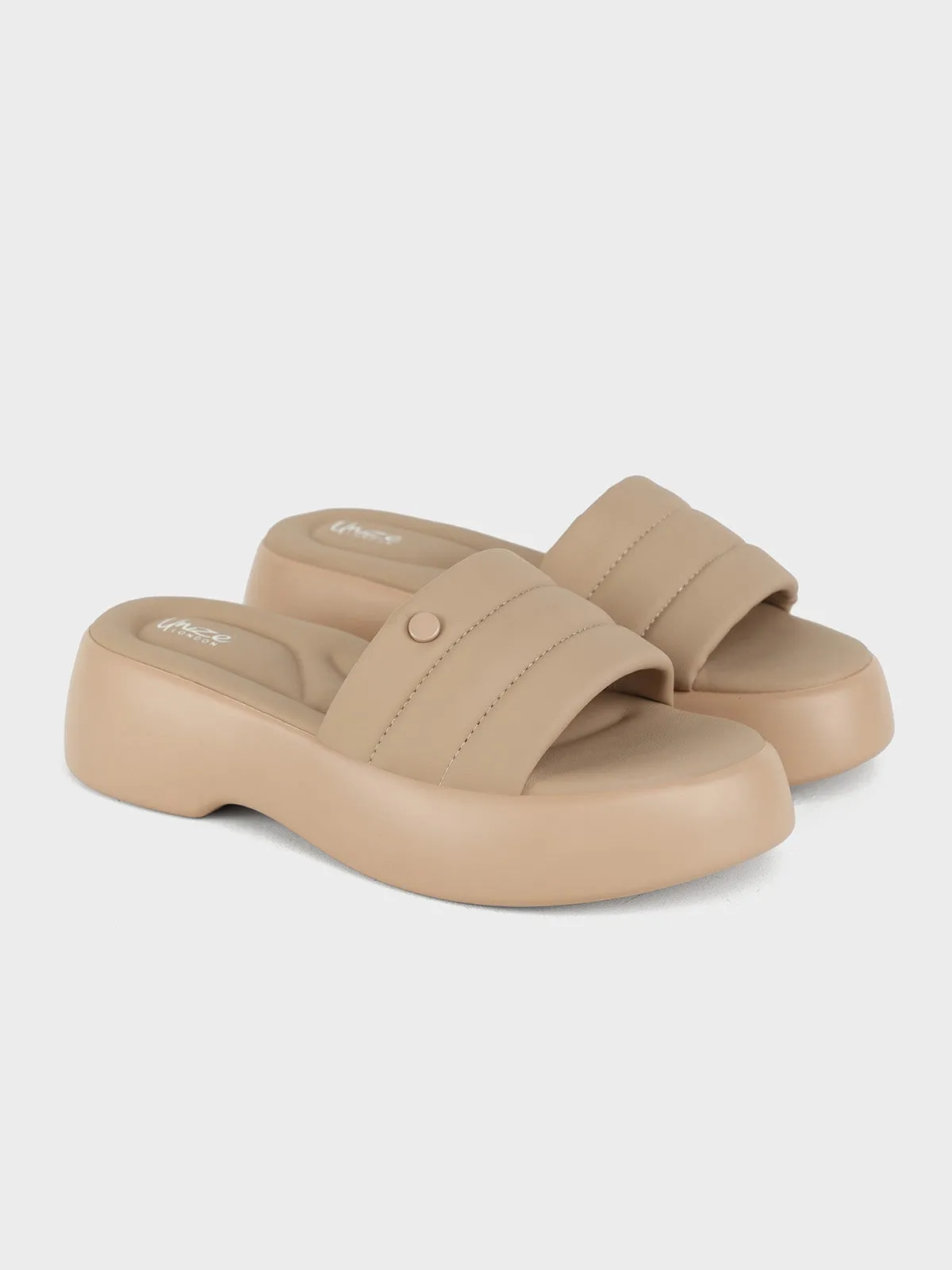 Womens "HINNAYE" Cushioned Comfy Slippers