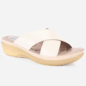 Womens "JOSEPHINE" Comfy Summer Wedge Slippers