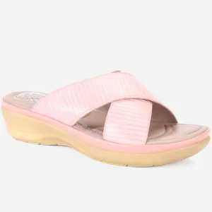 Womens "JOSEPHINE" Comfy Summer Wedge Slippers