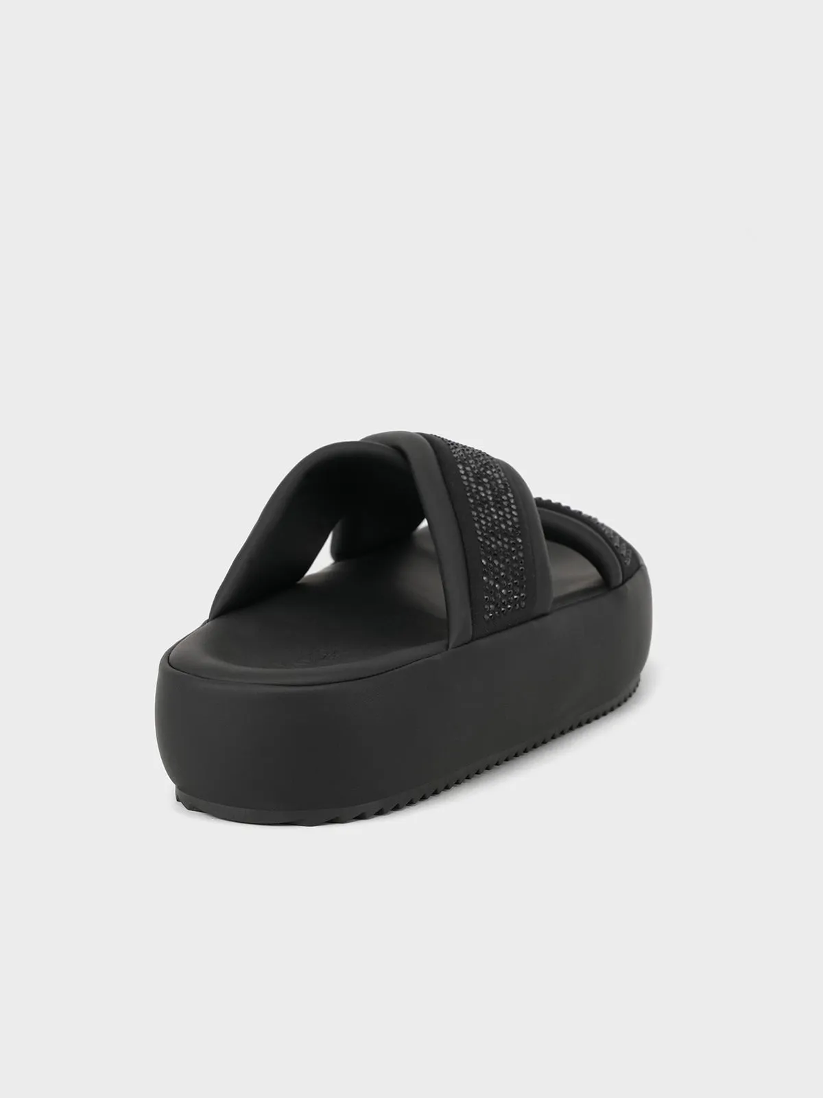 Womens "LUCIO" Crossover Casual Slippers