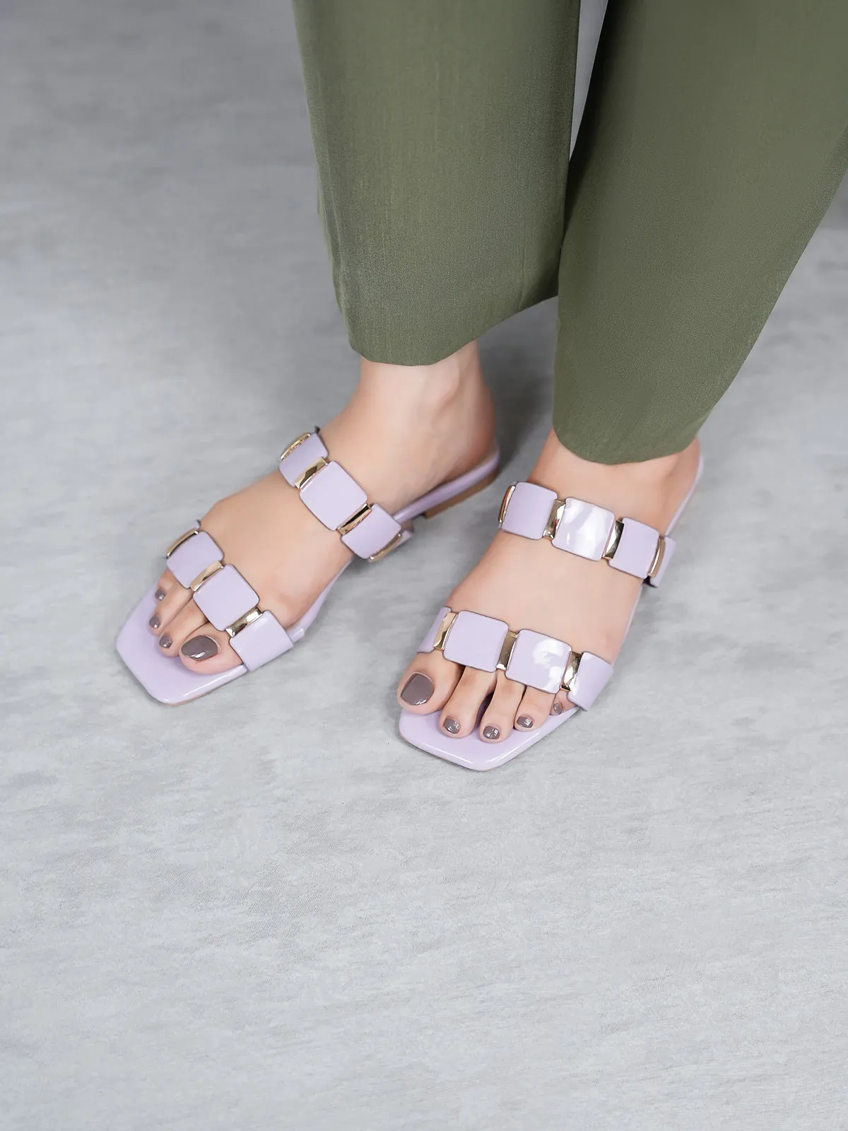 Women's "OSCAR" Flat Summer Open-Toe Slippers