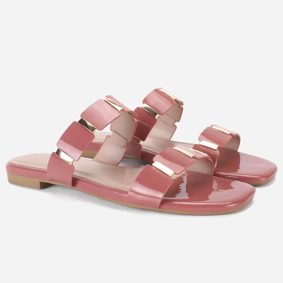 Women's "OSCAR" Flat Summer Open-Toe Slippers
