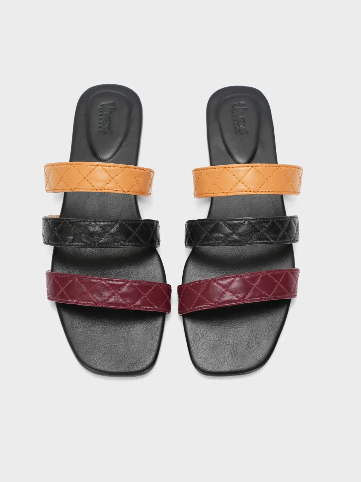 Womens "SAVERINE" Flat Summer Slippers