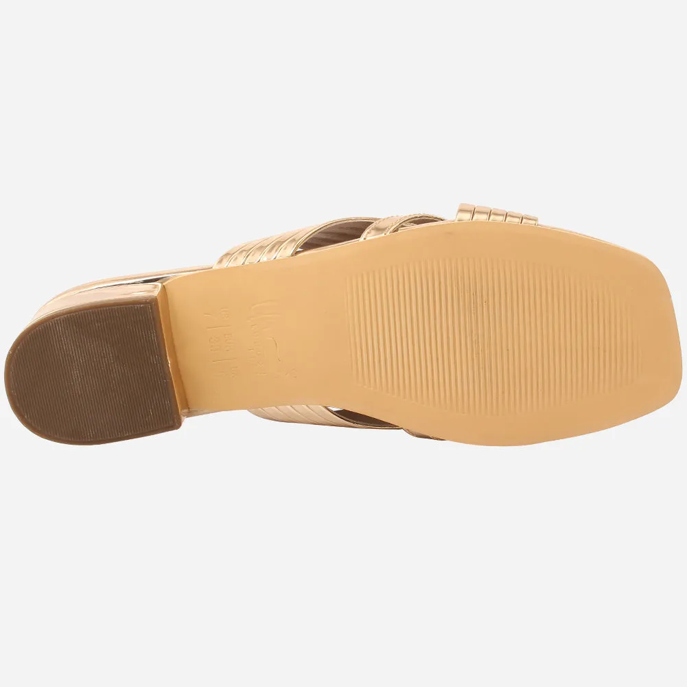 Womens "ZEEQ" Stripy Everyday Slip-ons Shoes