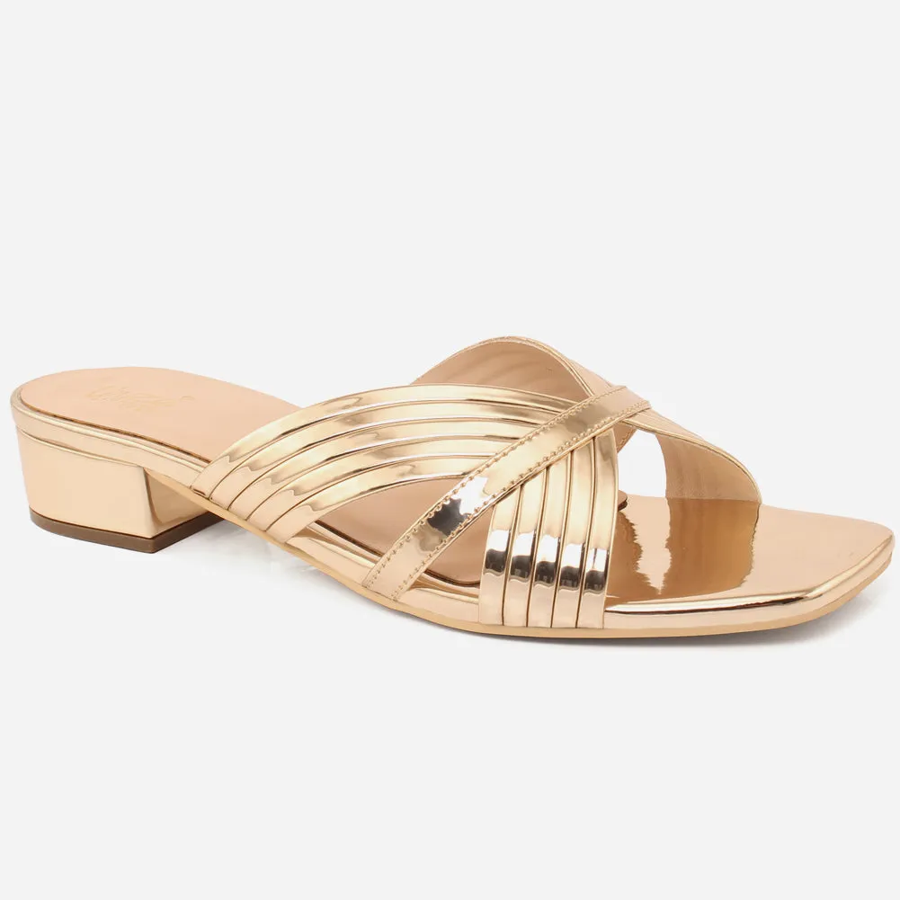 Womens "ZEEQ" Stripy Everyday Slip-ons Shoes