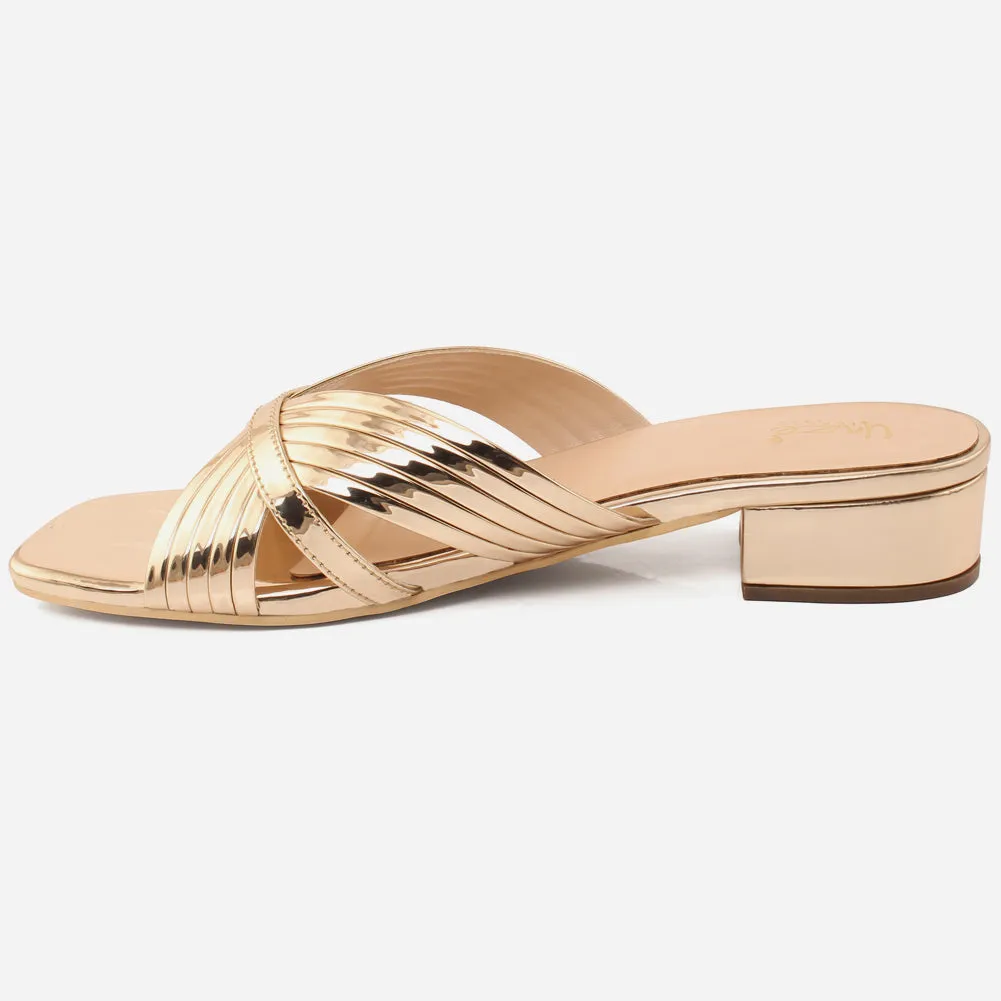 Womens "ZEEQ" Stripy Everyday Slip-ons Shoes