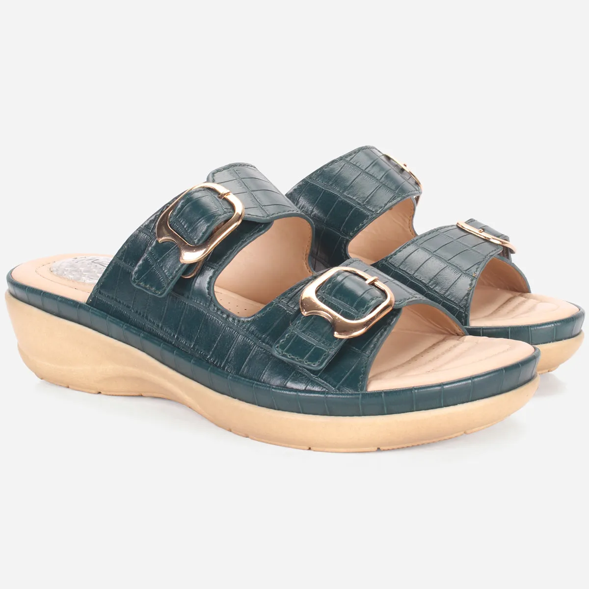 Womens "ZITOPA" Comfy Everyday Casual Wedge Slippers