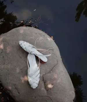 Woven Slingback Sandals