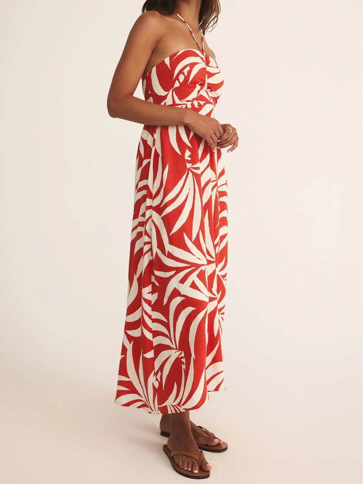Z Supply Elodi Vacances Midi in Cabana Red
