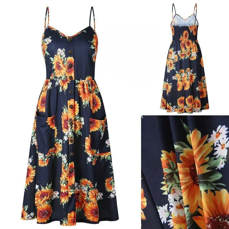Zafira™ Retro Bloom Pocket Dress