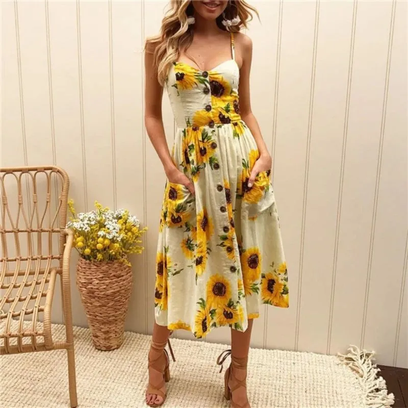 Zafira™ Retro Bloom Pocket Dress