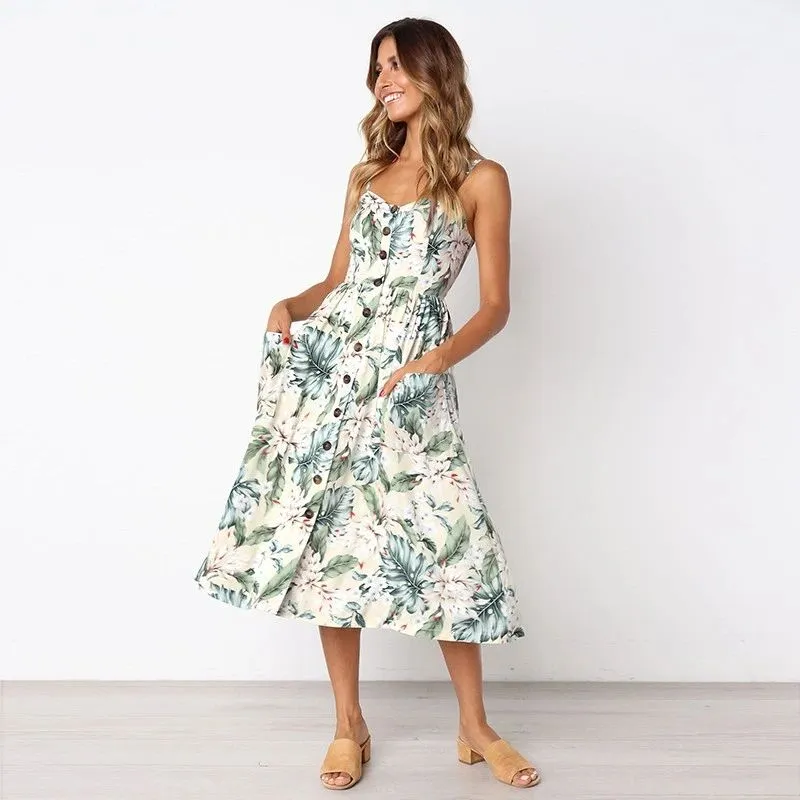 Zafira™ Retro Bloom Pocket Dress