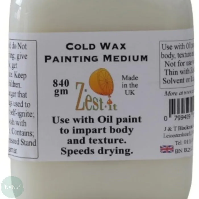 Zest-it Cold Wax - Painting Medium - 840g